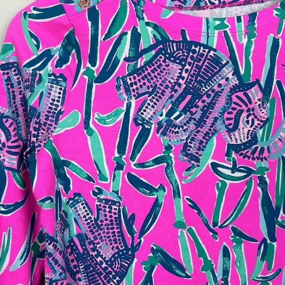 Lilly Pulitzer Girls UPF50+ Mini Sophie Dress. Extra Lucky. Size XL (12/14) - Picture 5 of 11